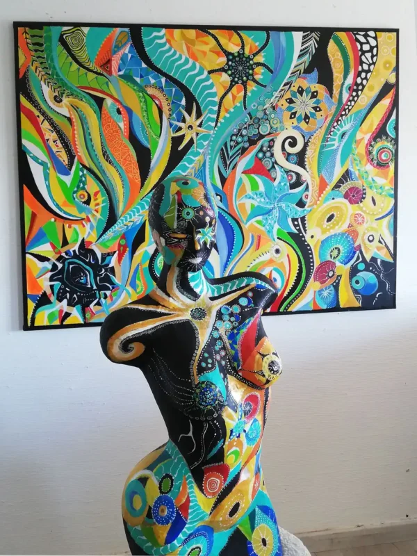 Sculpture "Peau d'âme de Mille et un vie"