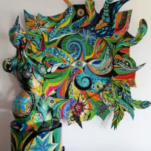 Sculpture "Peau d'âme, vision fractale"