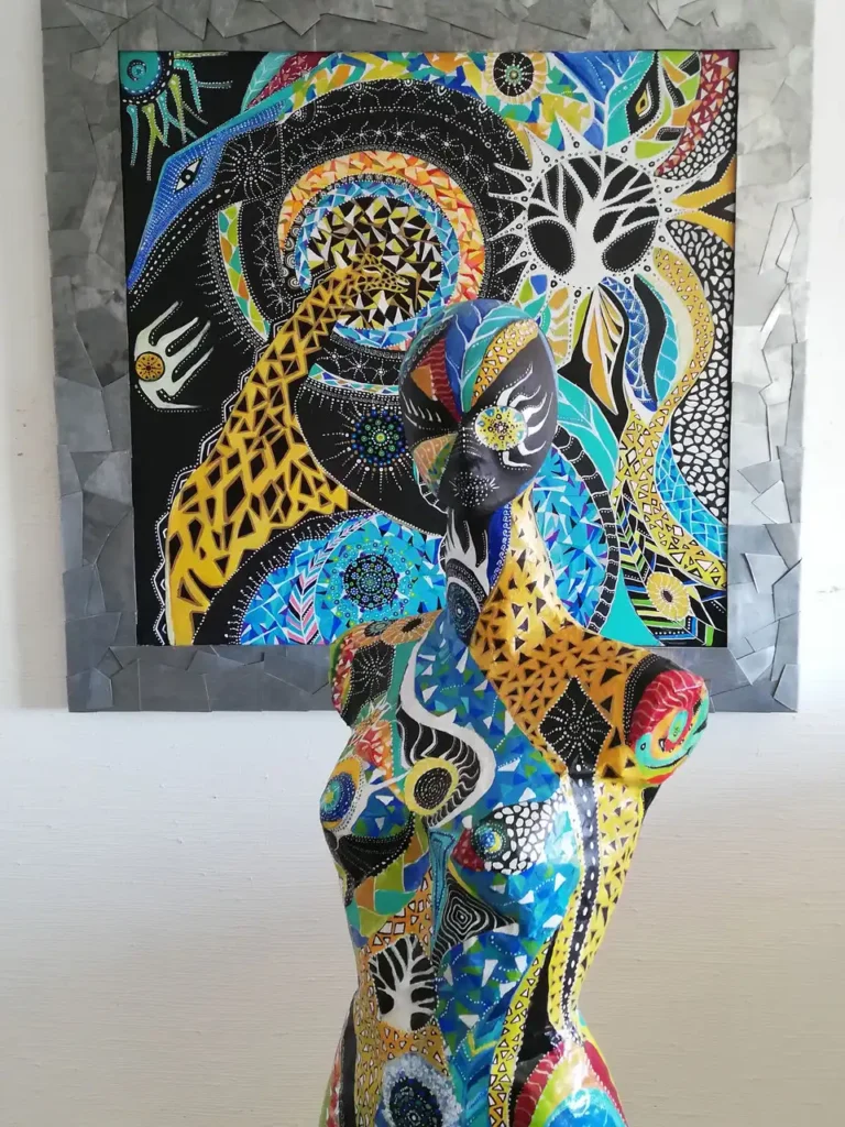 Sculpture "Peau d'âme d'ici et au-delà"