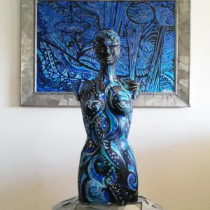 Sculpture "Peau d'âme, la source en éveil entité 1"