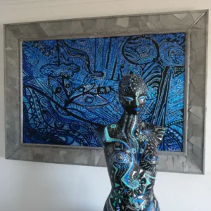 Sculpture "Peau d'âme, la source en éveil entité 2"